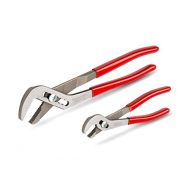 TEKTON Angle Nose Slip Joint Pliers 2 Piece Set, 7 and 10-Inch (PGA16102)