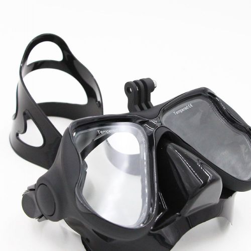  TELESIN Dive Tauchen Maske W/Halterung Kompatibel mit GoPro Hero3, 3+ und 4/4Session, Schwimmen Maske fuer Schnorchel/Schnorcheln Go