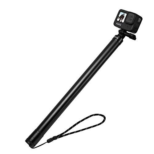  TELESIN 106 Long Selfie Stick (Upgraded 2.7 Meters) for GoPro Max Hero 10 9 8 7 6 5, Insta 360 One R One X2 Go 2, DJI Osmo Pocket 2 Action 2, Extension Carbon Fiber Lightweight Sel