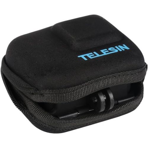  TELESIN Portable Mini Camera Bag Camera Protective Frame Case Semi-Rigid Shell Carrying Pocket Bag for GoPro Hero8 Black Hero 5 Hero 6 Hero 7, Hero 2018 Camera Accessories