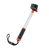 TELESIN Waterproof Transparent Floating Monopod Extendable Selfie Stick for GoPro Hero 9/8/7/6/5/4 Osmo Action Insta360