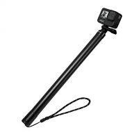 TELESIN 118/3 Meters Ultra Long Selfie Stick for GoPro Max Hero 10 9 8 7 6 5 4 3+, Insta 360 One R One X, DJI Osmo Action, Extendable at 6 Lengths Carbon Fiber Lightweight Pole Mon