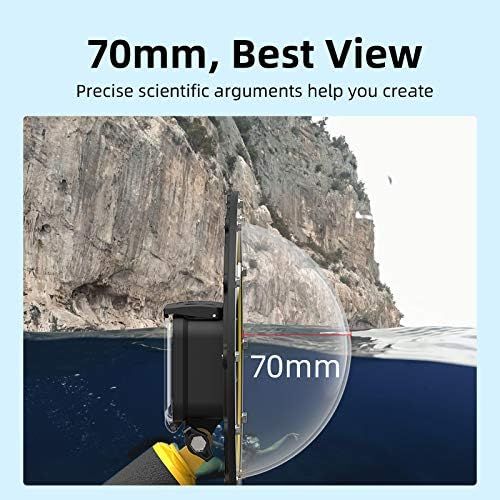  TELESIN Dome Port for GoPro Hero 10 Hero 9 Black, Underwater Dive Case Camera Lens Cover Protector with Waterproof Housing Case, Pistol Trigger, Floating Hand Grip for Go Pro 10/9