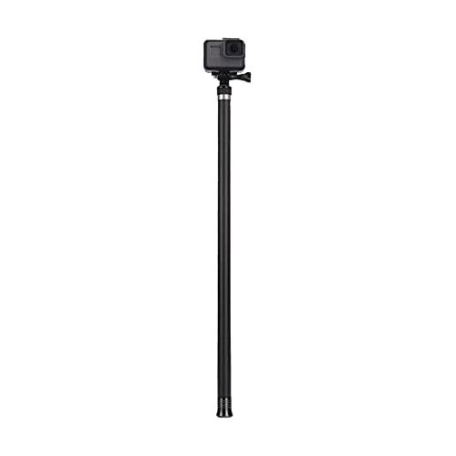  [아마존베스트]TELESIN Ultra langer Selfie-Stick fuer GoPro Hero, DJI OSMO Action-Kamera, ausziehbar auf 3 Langen, 55,9 cm, 119,9 cm, 269,2 cm, Kohlefaser, leichtes Einbeinstativ