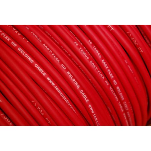  Temco TEMCo WC0281-20 ft 30 Gauge AWG Welding Lead & Car Battery Cable Copper Wire RED | MADE IN USA