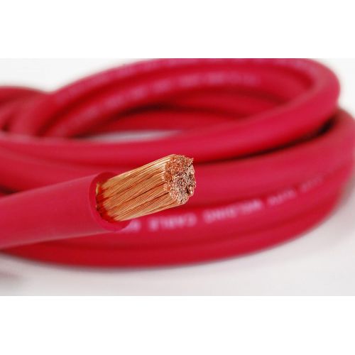  Temco TEMCo WC0031-100 ft 20 Gauge AWG Welding Lead & Car Battery Cable Copper Wire RED | MADE IN USA