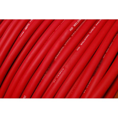  Temco TEMCo WC0467-40 (20 Blk, 20 Red) 30 Gauge AWG Welding Lead & Car Battery Cable Copper Wire BLACK + RED | MADE IN USA