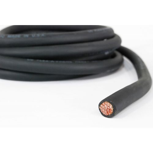  Temco TEMCo WC0122-100 ft 4 Gauge AWG Welding Lead & Car Battery Cable Copper Wire BLACK | MADE IN USA