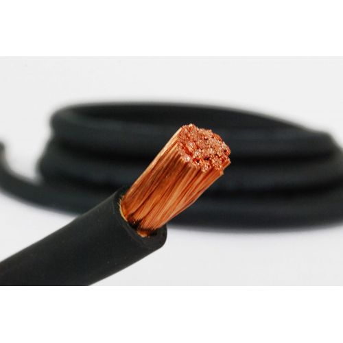  Temco TEMCo WC0122-100 ft 4 Gauge AWG Welding Lead & Car Battery Cable Copper Wire BLACK | MADE IN USA