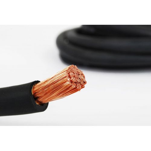  Temco TEMCo WC0225-100 ft 1 Gauge AWG Welding Lead & Car Battery Cable Copper Wire BLACK | MADE IN USA