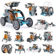 TEMI STEM Educational Robot Building Kit - 12-in-1 Science Experiment Toys with Solar Power for Kids Ages 8-13