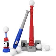 TEMI Baseball Tee, T Ball Set for Toddlers, Includes 6 Balls, Teeball Batting Tee,Pitching Machine, Outdoor Sport Toy Games for Boys & Girls, Kids Ages 3-12 Years