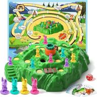 TEMI Bunny Trap Game for Kids Age 3 and Up, Board Games for Boys & Girls