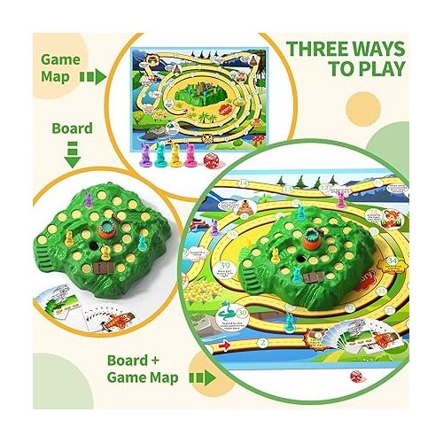  TEMI Bunny Trap Game for Kids Age 3 and Up, Board Games for Boys & Girls