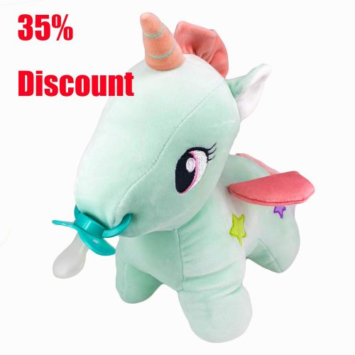  TEN@NIGHT Adult Baby Unicorn Pacifier ABDL Adult Sized Pacifier Soft Plush Unicorn Doll