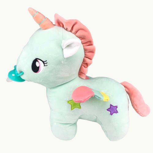  TEN@NIGHT Adult Baby Unicorn Pacifier ABDL Adult Sized Pacifier Soft Plush Unicorn Doll