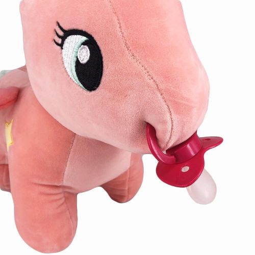  TEN@NIGHT Adult Baby Unicorn Pacifier ABDL Adult Sized Pacifier with Unicorn Doll Holder