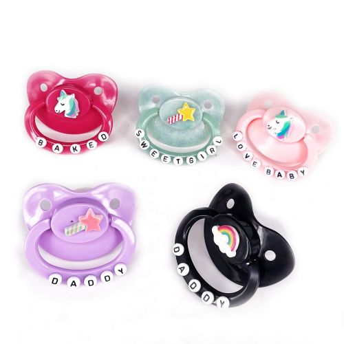  TEN@NIGHT Adult Baby Pacifier ABDL Pacifier Pack DDLG Custom Pacifier