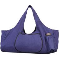 [아마존베스트]TENDYCOCO Yoga Mat Bag Large Yoga Mat Carry Bag with Side Pockets and Zips - Purple