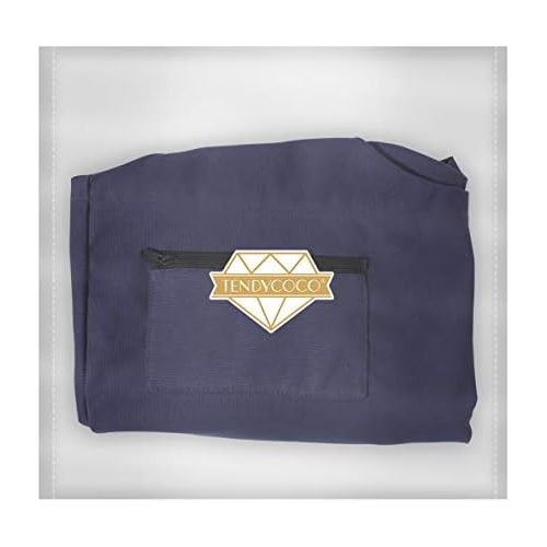  [아마존베스트]TENDYCOCO Yoga Mat Bag Large Yoga Mat Carry Bag with Side Pockets and Zips - Purple