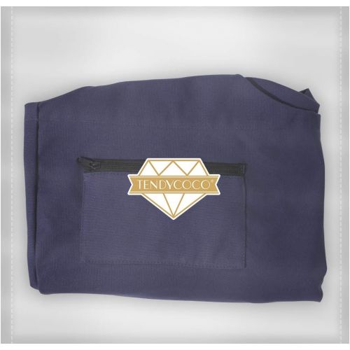  [아마존베스트]TENDYCOCO Yoga Mat Bag Large Yoga Mat Carry Bag with Side Pockets and Zips - Purple