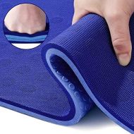 [아마존베스트]JELS 10 mm TPE extra thick yoga mat, non-slip, non-toxic, high resilience sports mat with carrying strap, 3D tactile non-slip particles, for fitness and fitness mat dimensions 183