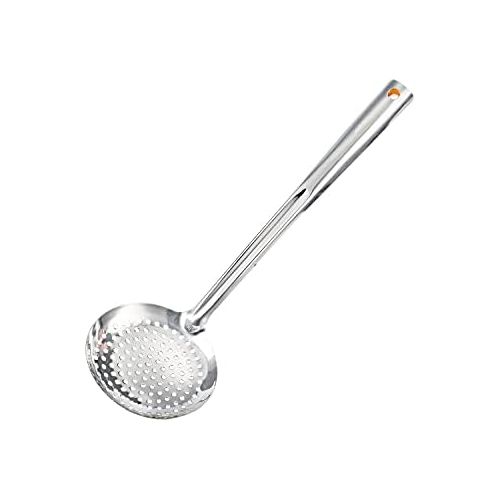  TENTA Kitchen Tenta Kitchen Dia 12CM Stainless Steel Skimmer/Slotted Spoon/Strainer Ladle With ABS Plastic Heat Resistant Handle