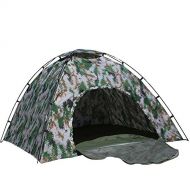TENTLMK 3-4 Personen Camping Zelt Verdickung und Warmhalten 4 Season Backpacking Zelt muessen Pop Up Zelt fuer Outdoor-Sportarten mit Tarnung montieren