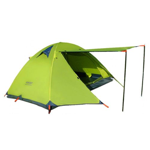 TENTLMK Das Outdoor-Campingzubehoer fuer Bergsteigerzelte bietet Platz fuer 3-4 Personen und ist mit Einem doppelten Aluminiumstab fuer Wind und Regen wasserdichtes Zelt fuer Outdoor-At