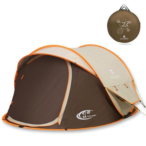  TENTLMK 3-4 Personen Camping Zelt Doppel Regen Und Schatten Backpacking Zelt Automatische Instant Pop Up Zelt Fuer Outdoor-Sportarten