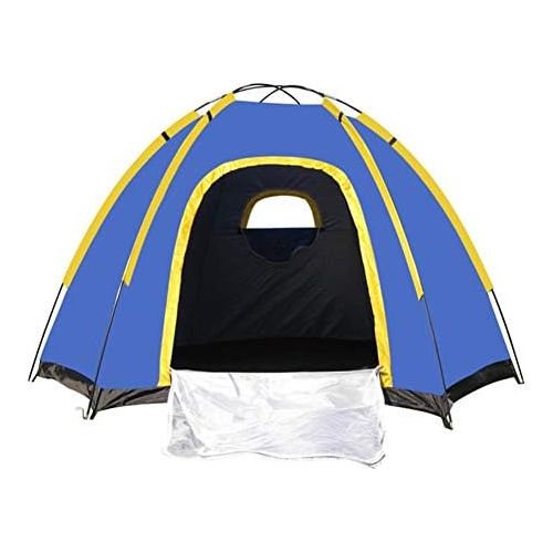  TENT-Z Familien Zelt Pop up Zelt fuer Camping Camping Wandern Zelte Hexagon-Mehrpersonenzelt， fuer Trekking, Camping, Outdoor, Festival mit kleinem Packmass, einfacher Aufbau, Wasserd