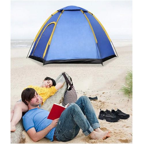  TENT-Z Familien Zelt Pop up Zelt fuer Camping Camping Wandern Zelte Hexagon-Mehrpersonenzelt， fuer Trekking, Camping, Outdoor, Festival mit kleinem Packmass, einfacher Aufbau, Wasserd