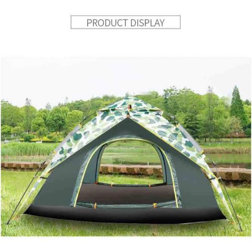  Marke: TENT-Z TENT-Z Doppelschicht-Hydraulik Zelt - Doppeltuer-Zelt fuer 3-4 Personen mit automatischer Reise Zelt，Verwendet in Parks, Camping, Strande, Picknicks, Angeln，200 * 230 * 140cm