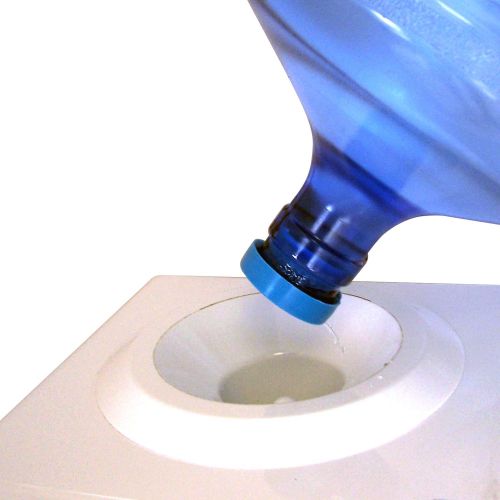  TERA PUMP 2PK - TRRWC02 Reusable No-Splash Cap for 48mm Screw Top/Snap on Crown Top (Needs to Remove Inside White Ring) 3 & 5 Gallon Bottles and Water dispensers with Probes