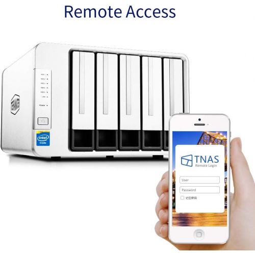  TERRAMASTER F5-221 NAS 5-Bay Cloud Storage Apollo J3355 Dual Core 2.0GHz Plex Media Server Network Storage (Diskless)