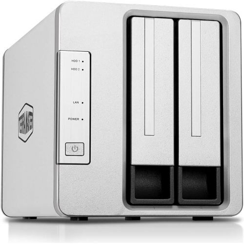  [아마존베스트]TerraMaster F2-210 2-Bay NAS Quad Core Network Attached Storage Media Server Personal Private Cloud (Diskless)