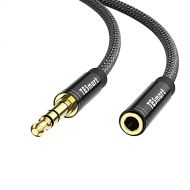 [아마존베스트]TESmart Headphone Extension Cable, 1.8m Jack Extension Cable 3.5mm Audio Cable Premium Nylon Sheath for Headphones, Mobile Phone, Headset, PC etc. (Black)