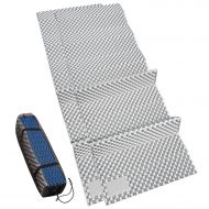 TETON REDCAMP Closed Cell Foam Camping Sleeping Pad, 22 Wide Lightweight Folding Camping Pad for Hiking Backpacking, 72x22x0.75, Blue/Grey