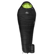 TETON Sports LEEF Lightweight Mummy Sleeping Bag; Great for Hiking, Backpacking and Camping; Free Compression Sack (Renewed)