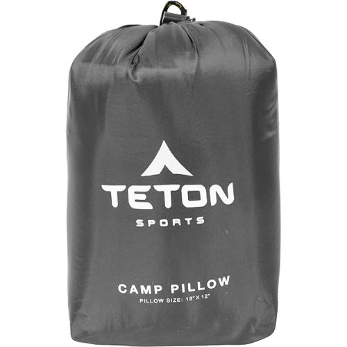  TETON Sports Camp Pillow; Great for Travel, Camping and Backpacking; Washable