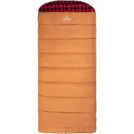 TETON Sports Bridger Canvas Sleeping Bag, -35˚F, -20˚F, 0˚F, 20˚F Degree Options - Cold Weather Winter All-Season Outdoor Gear, Car & Tent Camping Accessories & Essentials - Pecan/Fox, -20˚F