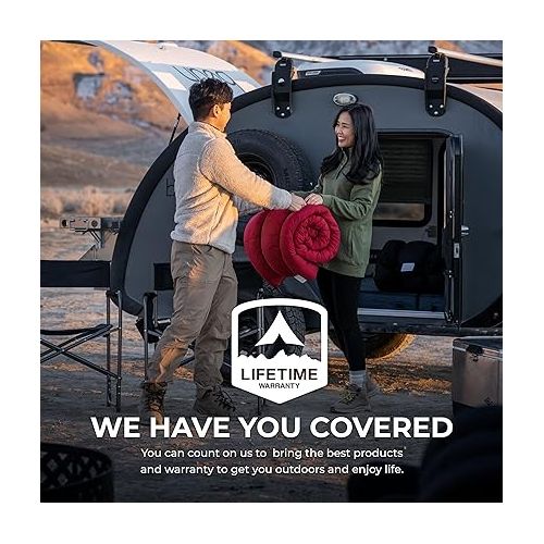  TETON Sports Evergreen, -10, 35, 20, 0 Degree Sleeping Bag for Adults. Choose a Sleeping Bag for Any Weather. Warm Sleeping Bag for Camping, Hunting, and Base Camp
