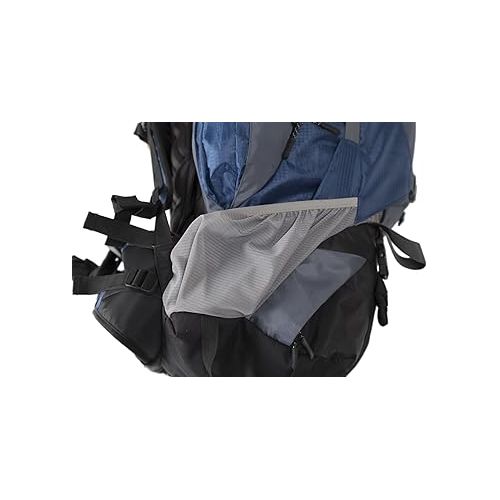  TETON Sports Outfitter 4600 Ultralight Internal Frame High-Performance Backpack for Hiking, Camping, Travel, and Outdoor Activities; 75L, Blue