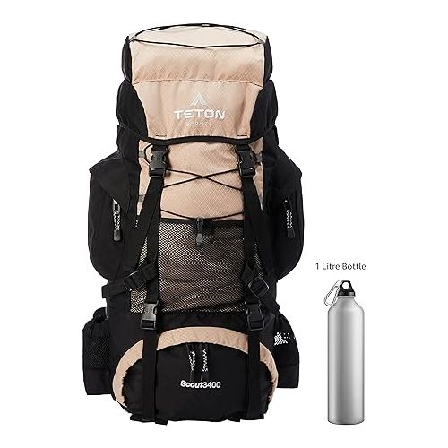  TETON Sports Internal Frame, Tan, 55L