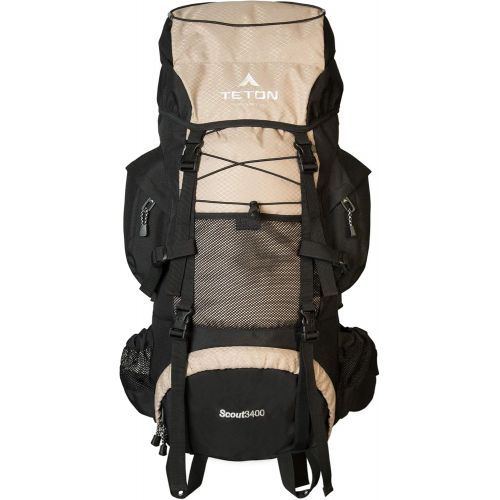  [아마존베스트]TETON Sports Scout 3400 Internal Frame Backpack; High-Performance Backpack for Backpacking, Hiking, Camping