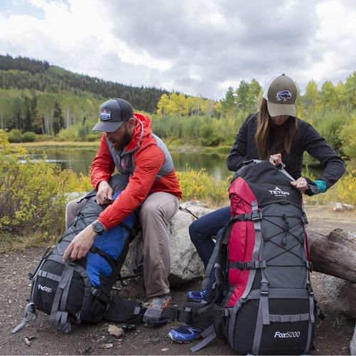  [아마존베스트]TETON Sports Fox 5200 Internal Frame Backpack  Not Your Basic Backpack; High-Performance Backpack for Backpacking, Hiking, Camping; Sewn-in Rain Cover