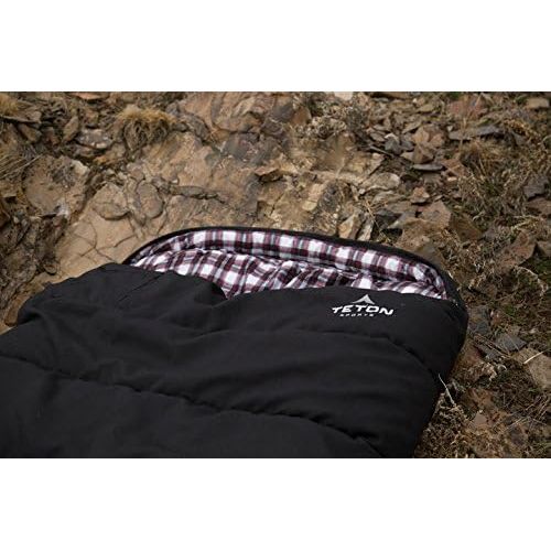  [아마존베스트]TETON Sports Outfitter XXL Sleeping Bag; Warm and Comfortable Sleeping Bag Great for Fishing, Hunting, and Camping; Great for When it’s Cold Outdoors; Storage Duffle Bag Included