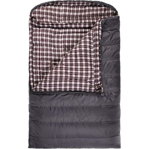  [아마존베스트]TETON Sports Fahrenheit Mammoth Double Sleeping Bag; Warm and Comfortable; Double Sleeping Bag Great for Family Camping; Compression Sack Included