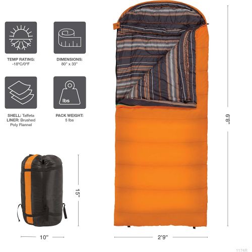  [아마존베스트]TETON Sports Celsius Regular Sleeping Bag; Great for Family Camping