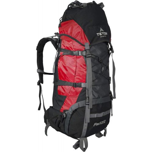  [아마존베스트]Teton Sports TETON Sports Fox 5200 Internal Frame Backpack  Not Your Basic Backpack  Hiking, Camping, Backpacking; Rain Cover